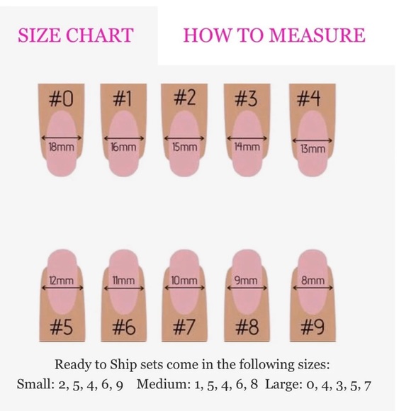 Handmade Luxury Press on Nails - Picture 9 of 9